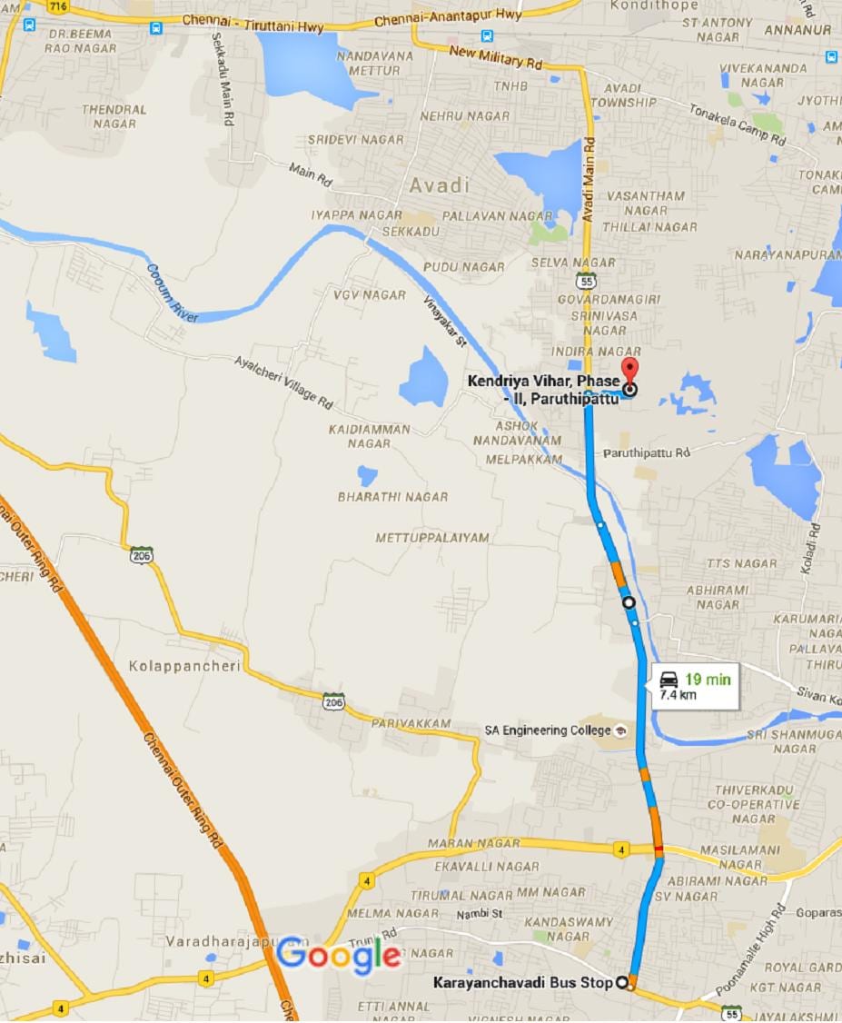 Chennai Avadi kort
