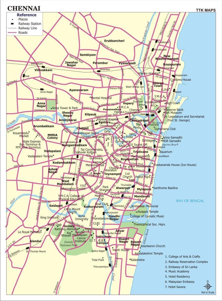 kort Chennai city