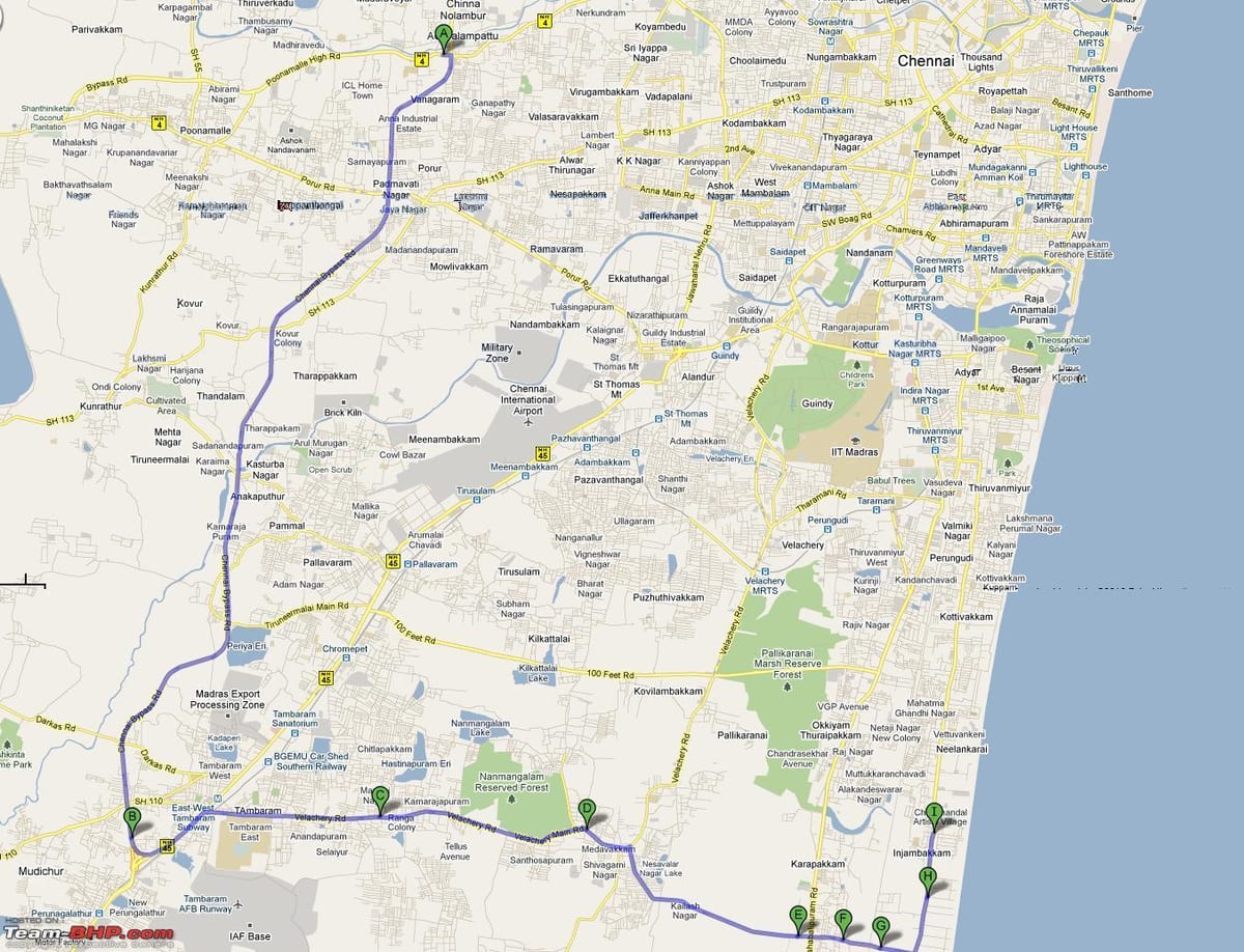 ruten kort Chennai