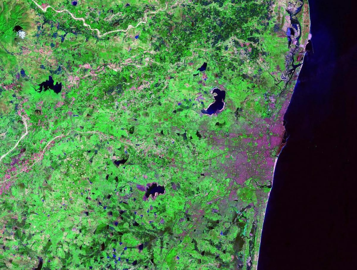 satellit-kort i Chennai